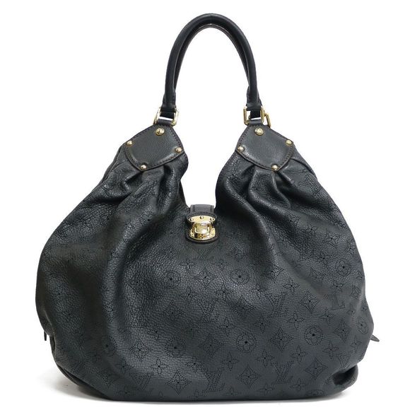 Louis Vuitton Mahina L Shoulder Bag Black - Picture 1 of 8